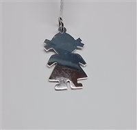 Pendant in White Gold OB BIMBA GRANDE 3.3